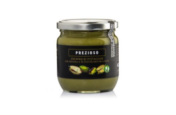 Cremino di Pistacchio con Granella di Pistacchio Pralinata - Prezioso 320 gr 